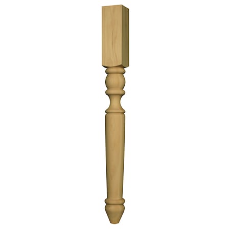 Osborne Wood Products 40 1/2 x 4 Extended Portsmouth Island Leg in Knotty Pine 1515P
